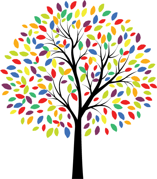 Kaleidoscope logo color-tree only